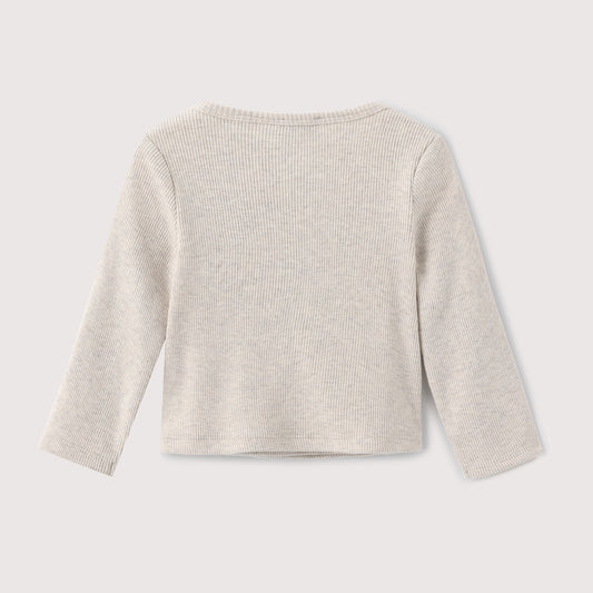 RIBBED LONG SLEEVE SHIRT