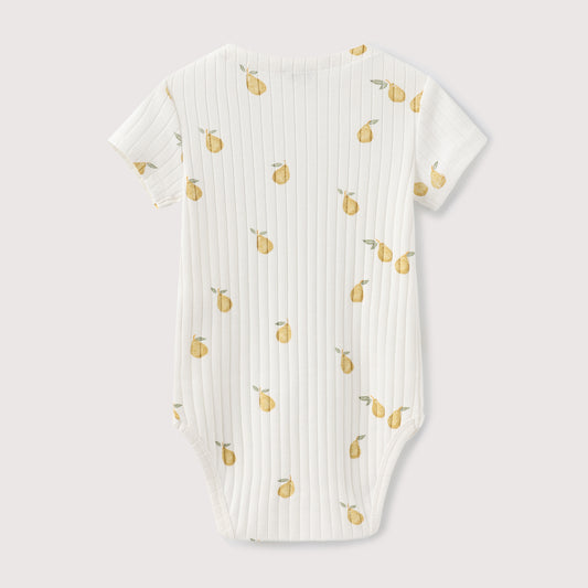PEAR PRINT SHORT SLEEVE BODYSUIT