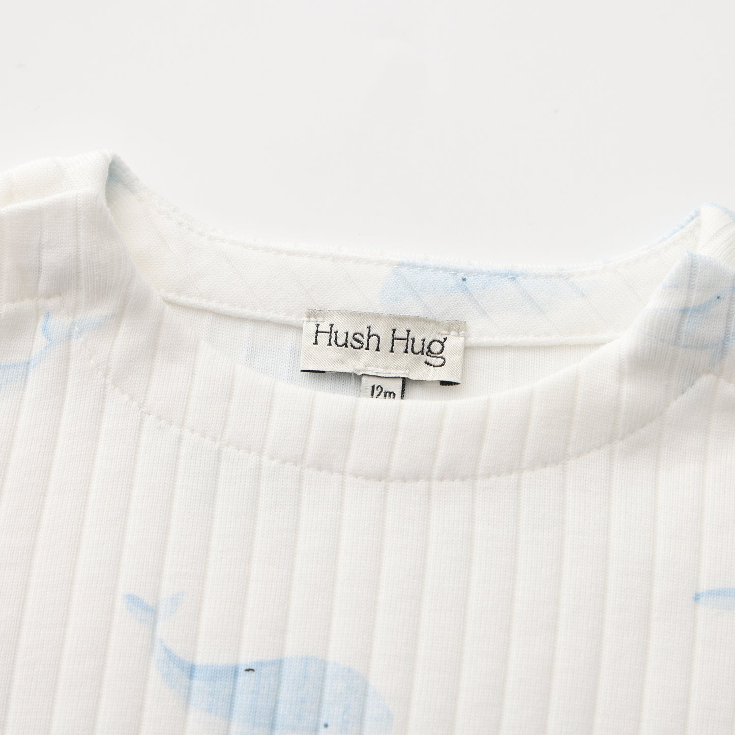 WHALE PRINT SHORT SLEEVE BODYSUIT
