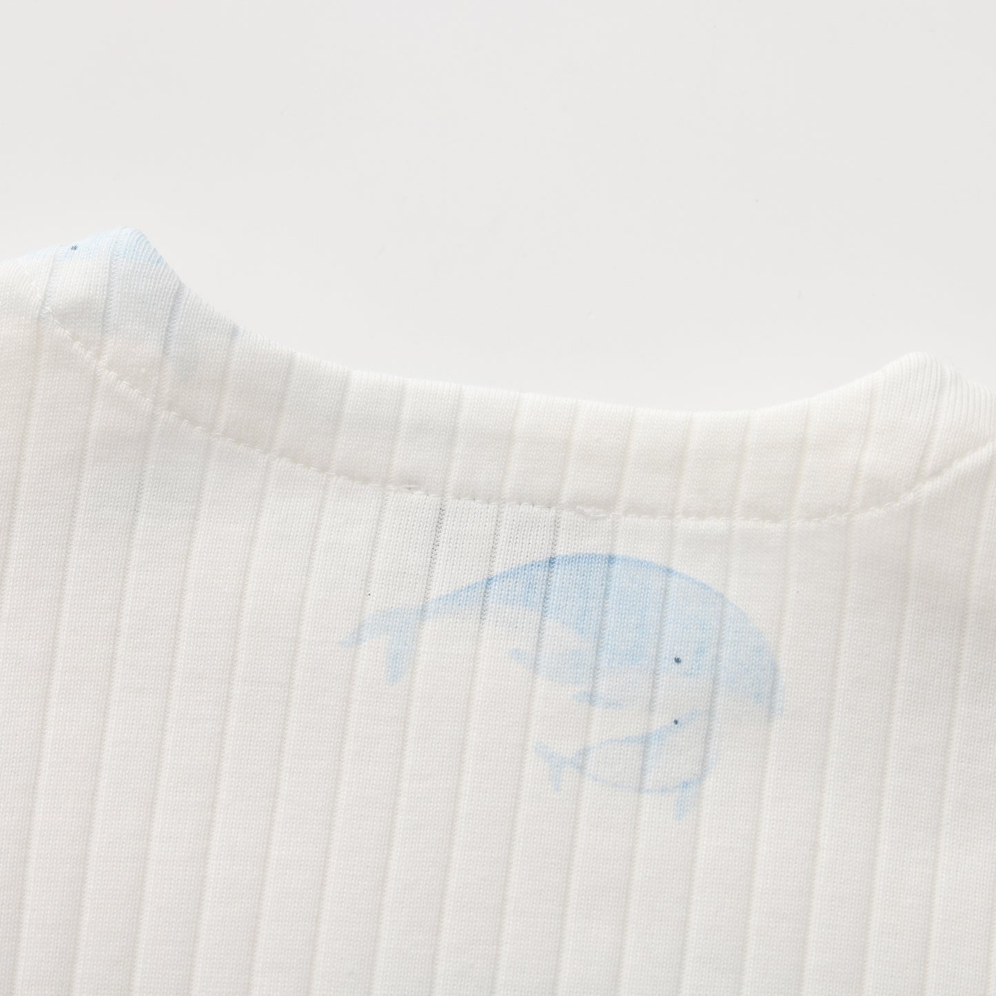 WHALE PRINT SHORT SLEEVE BODYSUIT