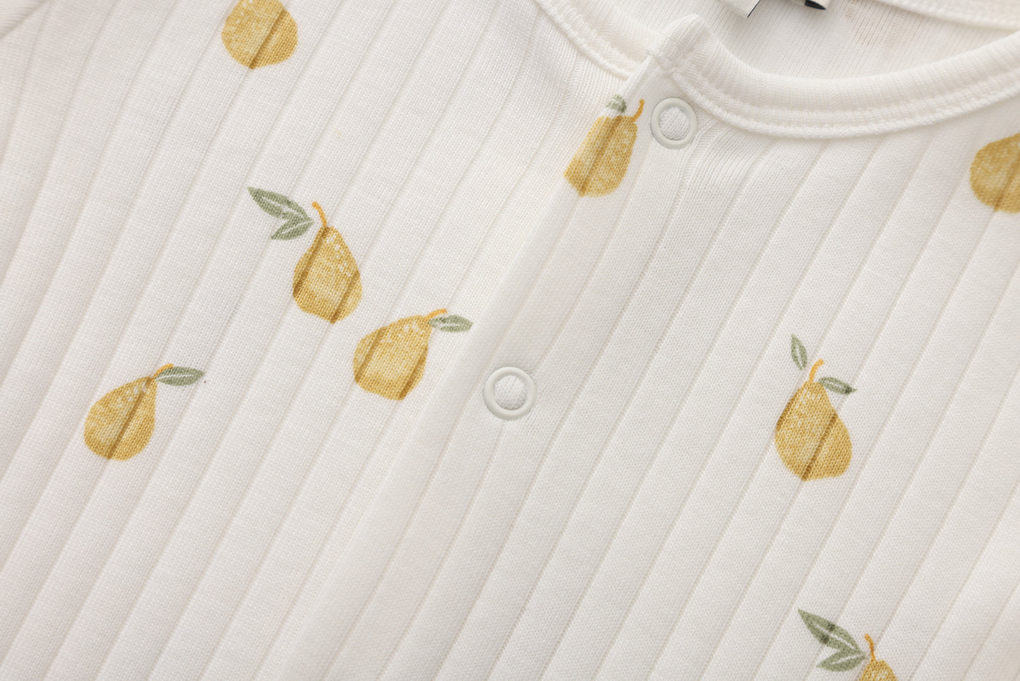 PEAR PRINT SHORT SLEEVE JUMPSUIT