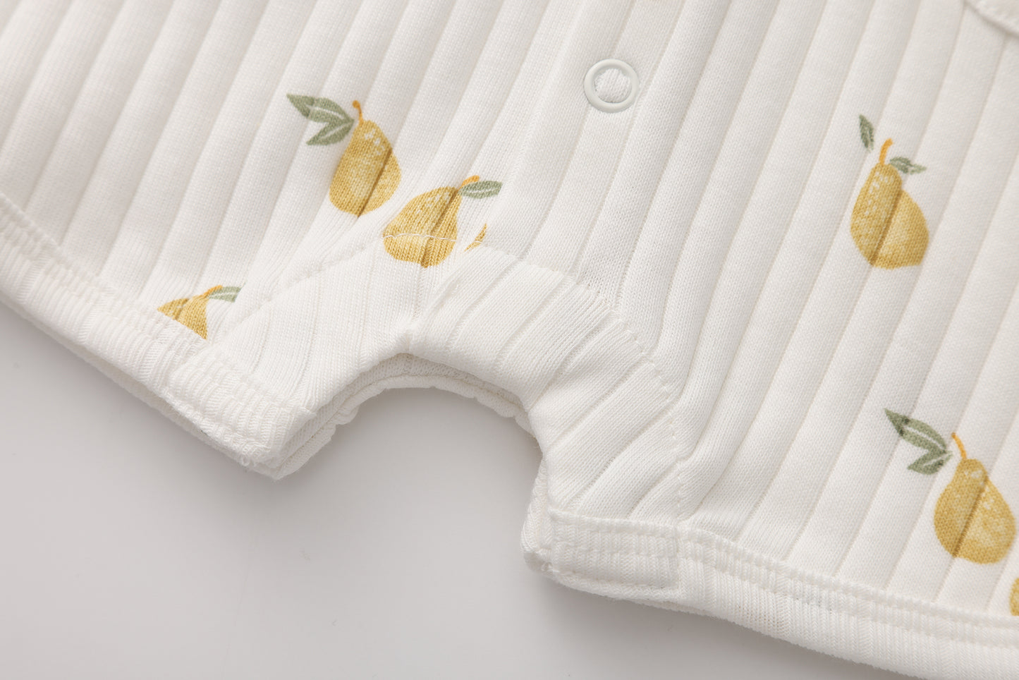 PEAR PRINT SHORT SLEEVE JUMPSUIT