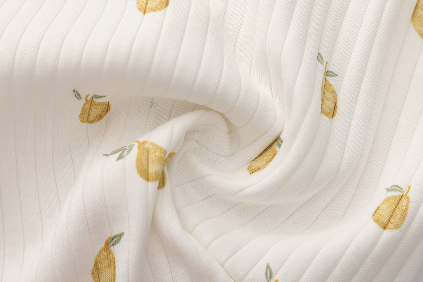 PEAR PRINT SHORT SLEEVE JUMPSUIT