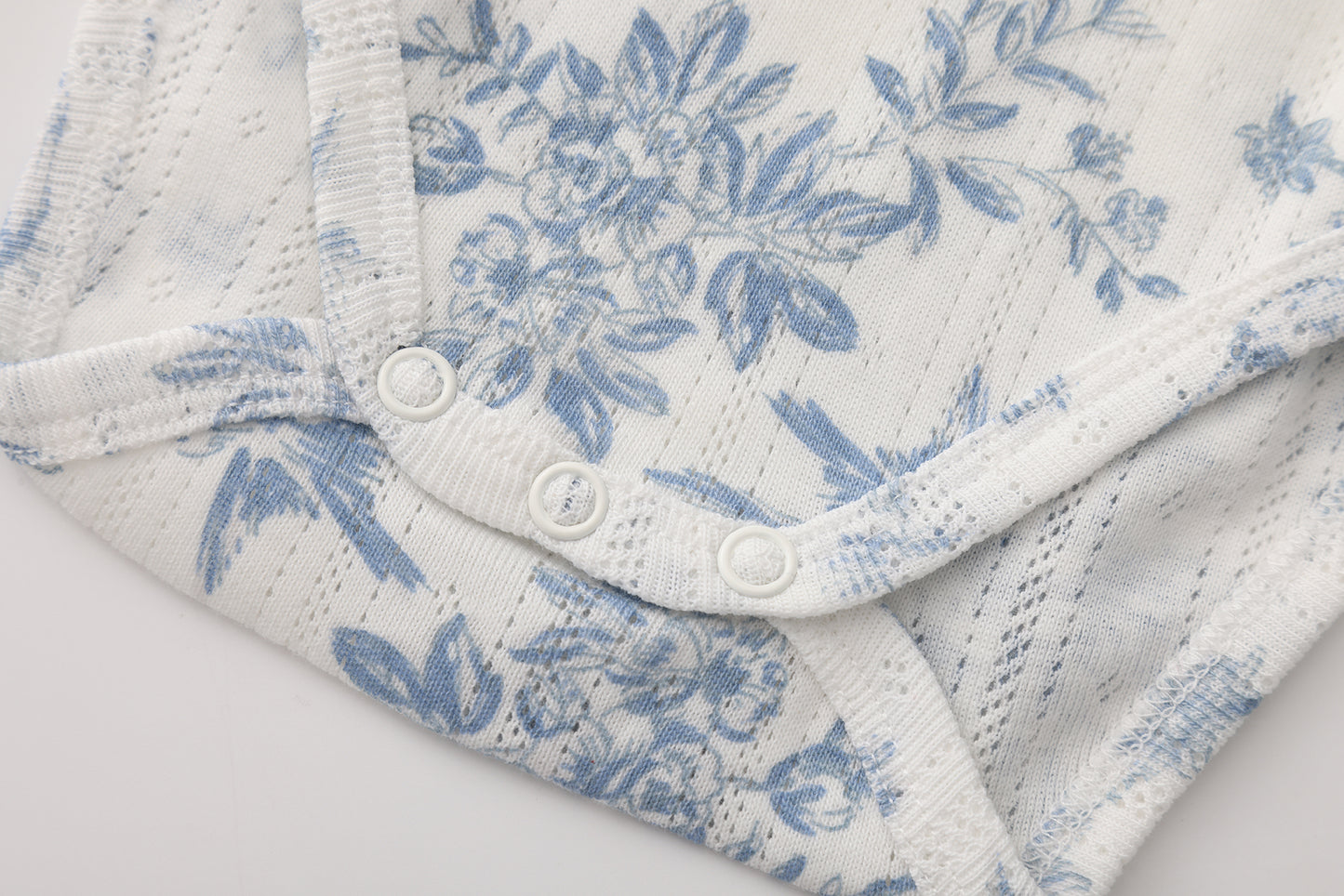 FLOWER PRINT SHORT SLEEVE BODYSUIT