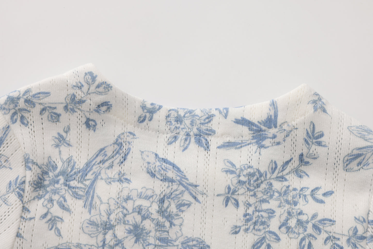 FLOWER PRINT SHORT SLEEVE BODYSUIT
