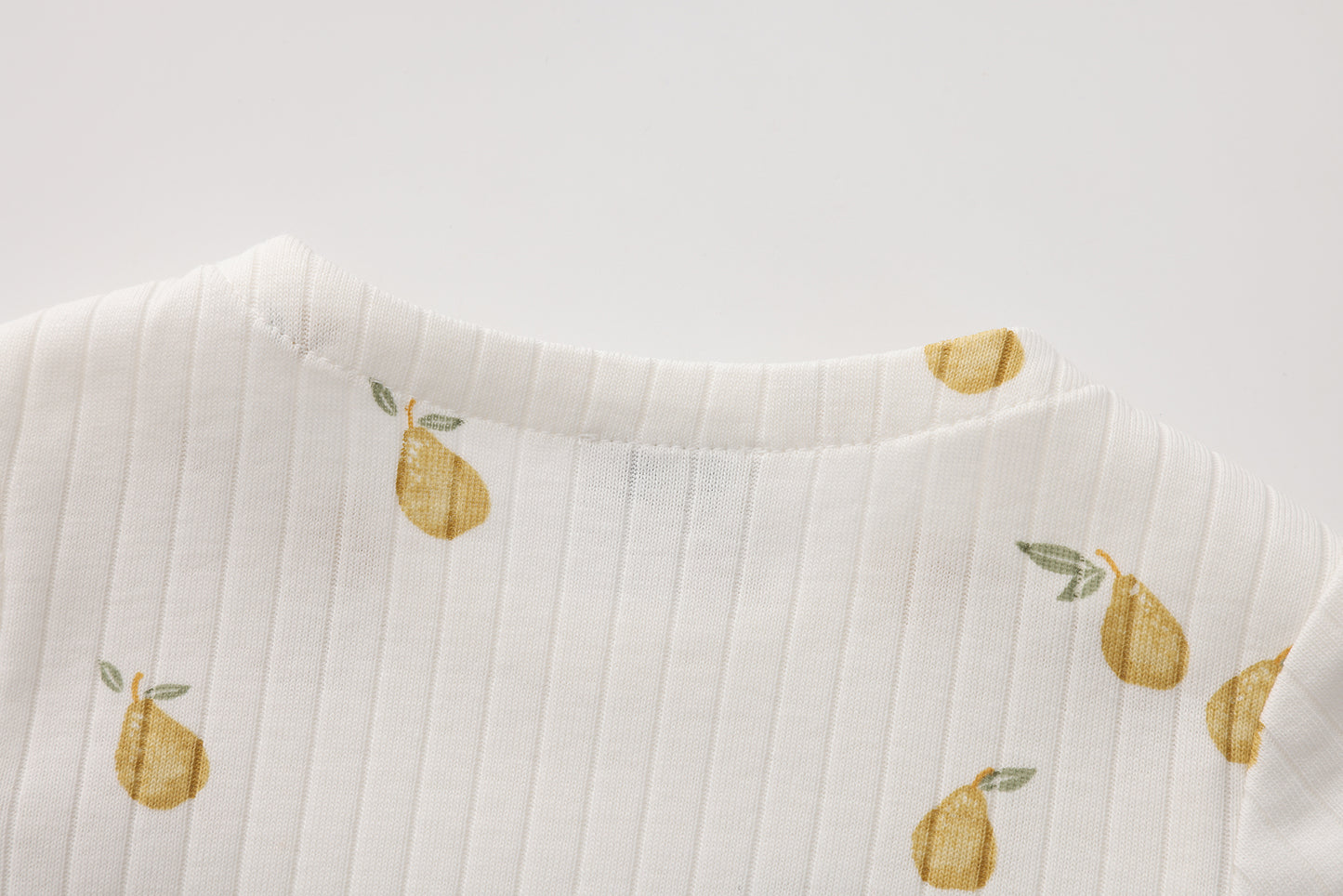 PEAR PRINT SHORT SLEEVE BODYSUIT