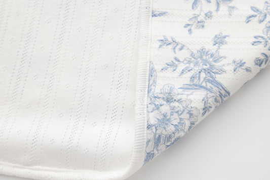 FLOWER PRINT BLANKET