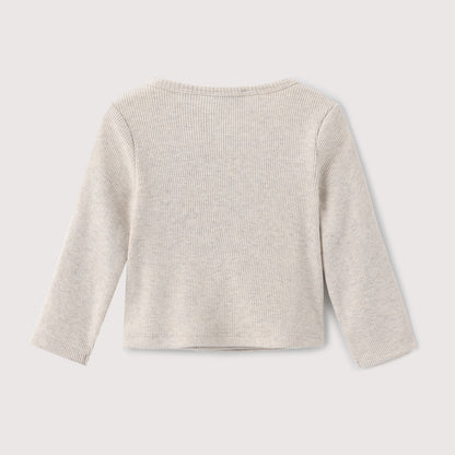 RIBBED LONG SLEEVE SHIRT