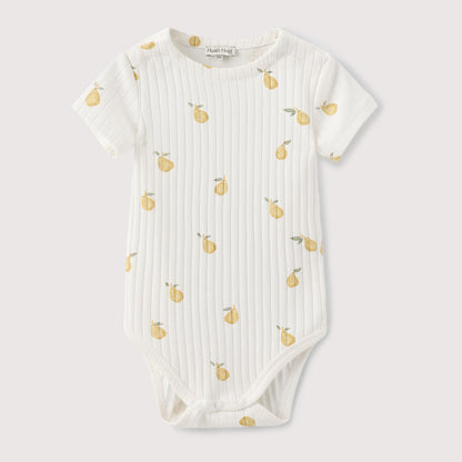 PEAR PRINT SHORT SLEEVE BODYSUIT