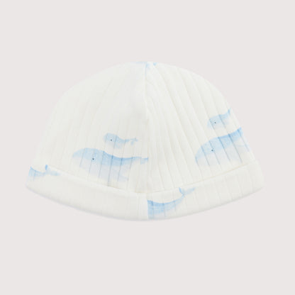 WHALE PRINT BONNET