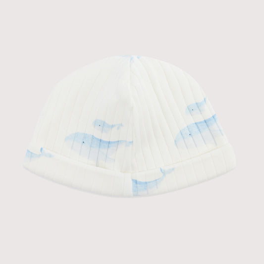 WHALE PRINT BONNET