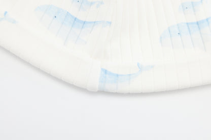 WHALE PRINT BONNET