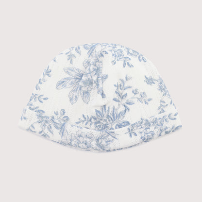 FLOWER PRINT BONNET